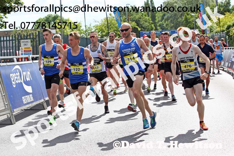 Great North 10k, Gateshead. Photo: David T. Hewitson/Sports for All Pics